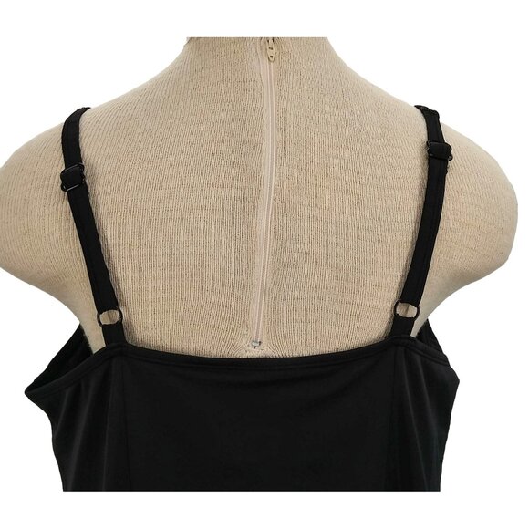 Romans Womens Swim Dress Size 18W Front Ruched Bust Adjustable Straps - Picture 7 of 8